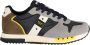 Blauer Grijze Polyester Sneaker met Contrastdetails - Thumbnail 1