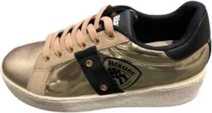 Blauer Sneakers Beige Dames