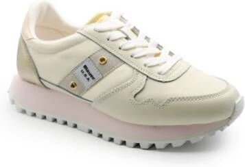 Blauer Sneakers Beige Dames