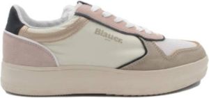 Blauer Sneakers Beige Dames