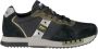 Blauer Zwarte sportsneakers met contrasterende accenten Multicolor Heren - Thumbnail 2
