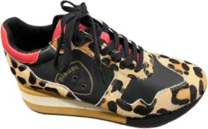 Blauer Sneakers Bruin Dames