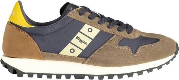 Blauer Sneakers Multicolor Heren