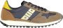 Blauer Sneakers Multicolor Heren - Thumbnail 1