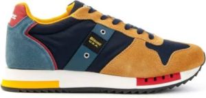Blauer Sneakers Geel Heren