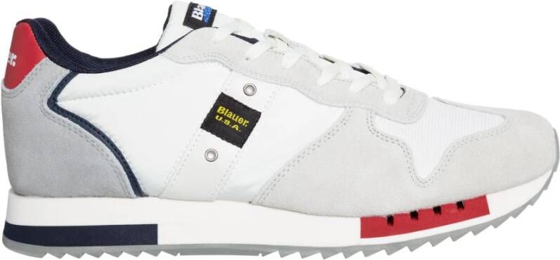 Blauer Sneakers Grijs Heren