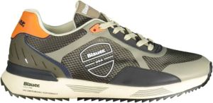 Blauer Green Polyester Sneaker Groen Heren