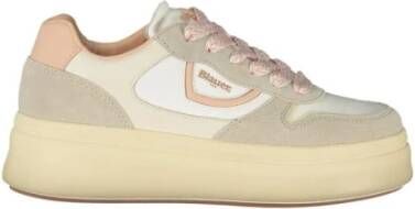 Blauer Sneakers met Contrasterende Details en Verwijderbare Binnenzool