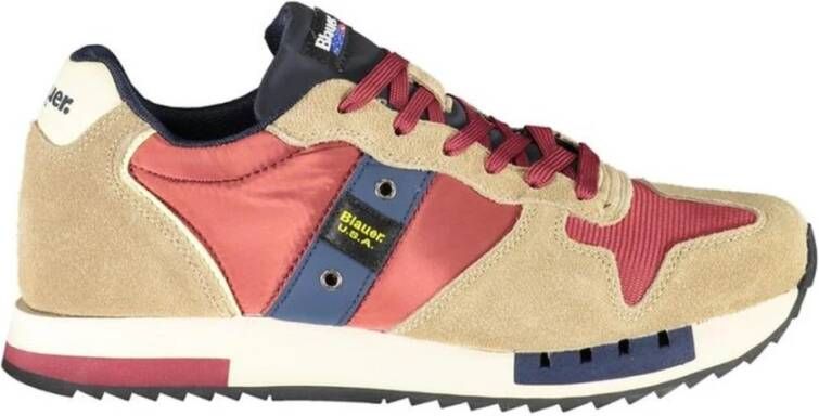 Blauer Sneakers Multicolor Heren