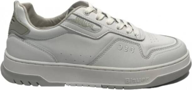 Blauer Sneakers White Heren