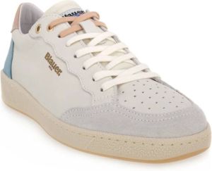 Blauer Sneakers Wit Dames