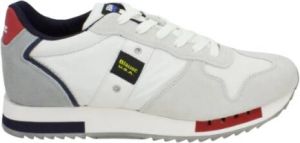 Blauer White Polyester Sneaker Wit Heren