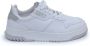 Blauer Witte Leren Sneakers Model S3Harper07 Lea White Heren - Thumbnail 8