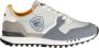 Blauer Sportieve Blauwe Sneakers met Contrastdetails Multicolor Heren - Thumbnail 11
