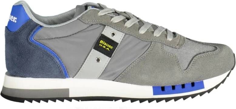 Blauer Sportieve herensneakers Grijs Heren