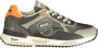Blauer Groene Sportsneaker met Contrasterende Details Multicolor Heren - Thumbnail 1