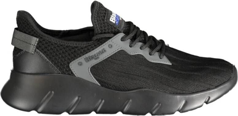 Blauer Elastische Sneakers Ultralicht Comfortabel Veelzijdig Black Heren - Foto 2