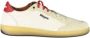 Blauer Sportieve Leren Sneakers met Dubbele Vetersluiting - Thumbnail 1