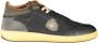 Blauer Sportieve Zwarte Vetersneakers Heren Multicolor Heren - Thumbnail 14