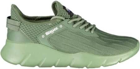 Blauer Stijlvolle high-perfor ce sneakers met scherpe print