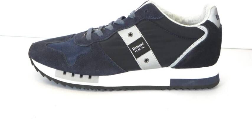 Blauer Stijlvolle Sneakers voor Heren Blauw Heren
