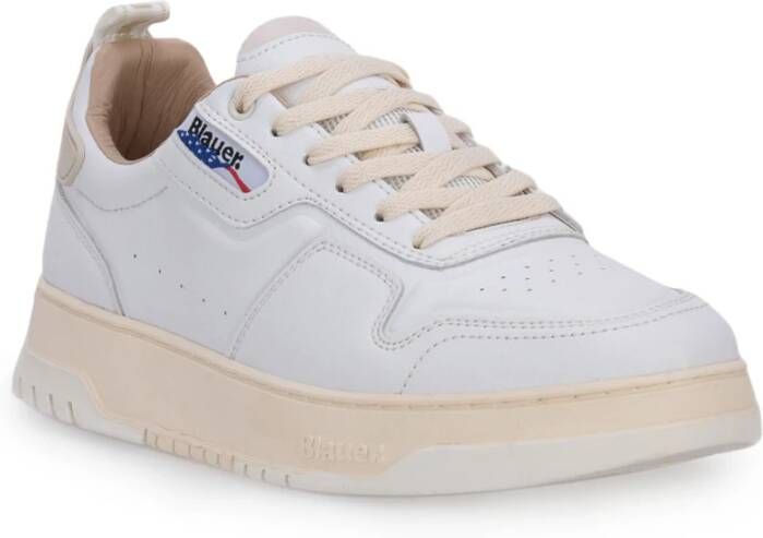 Blauer Stijlvolle Sneakers voor Heren White Heren