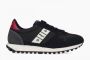 Blauer zwarte mannen sportschoenen Zwart Heren - Thumbnail 1