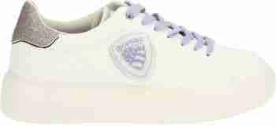 Blauer Dames Leren Sneakers S4Venus01 Ril Venus01 White Dames