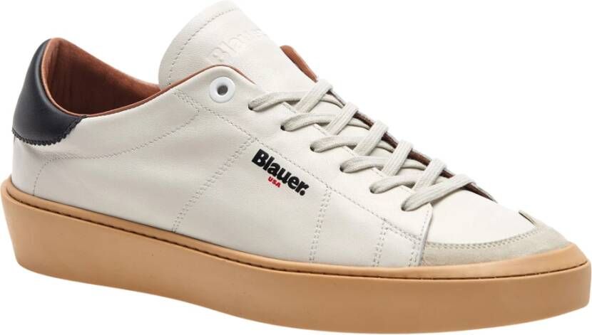 Blauer U Sneakers Pelle+Suede voor Heren Beige Heren