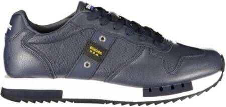 Blauer Urban Flair Sneaker met Gedurfd Print