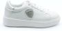 Blauer Witte F3Venus01 Lea Dames Eco Leren Schoenen Wit Dames - Thumbnail 1