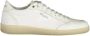 Blauer Witte lage sneakers voor mannen - Thumbnail 1