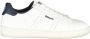 Blauer Leren Vetersluiting Heren Sneakers - Thumbnail 3
