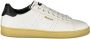 Blauer Witte Leren Heren Sneaker - Thumbnail 3