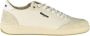 Blauer Witte Leren Heren Sneaker - Thumbnail 1