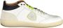 Blauer Witte Leren Heren Sneaker Urban Luxe - Thumbnail 5