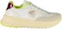 Blauer Witte Sneaker met Edgy Accenten - Thumbnail 1