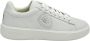 Blauer Witte Sneaker met Merklogo - Thumbnail 1