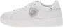 Blauer Witte F3Venus01 Lea Dames Eco Leren Schoenen Wit Dames - Thumbnail 1