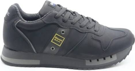 Blauer Zwarte Sneakers van Synthetisch Materiaal Black Heren