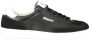 Blauer Zwarte leren heren sneaker - Thumbnail 1