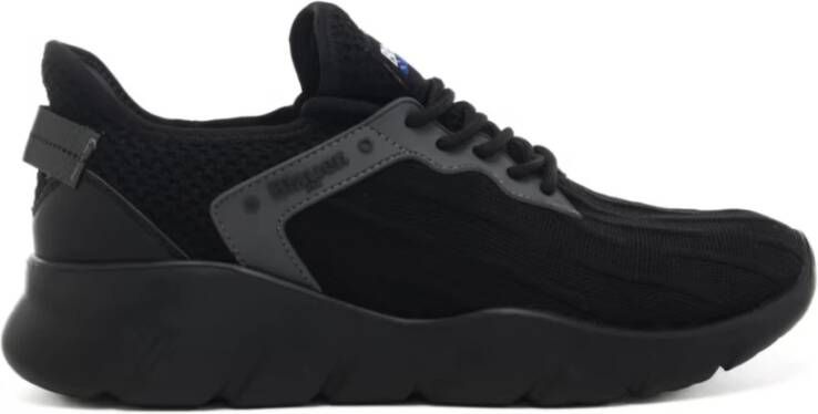 Blauer Elastische Sneakers Ultralicht Comfortabel Veelzijdig Black Heren - Foto 3