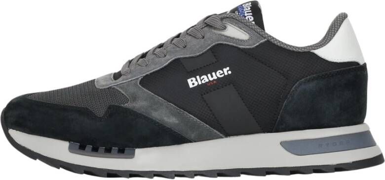 Blauer Zwarte sneakers voor mannen