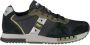 Blauer Zwarte sportsneakers met contrasterende accenten Multicolor Heren - Thumbnail 8