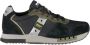 Blauer Zwarte sportsneakers met contrasterende accenten Multicolor Heren - Thumbnail 11