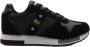 Blauer Zwarte Suède Tessuto Sneaker Queens U24Bu08 F3Queens01 Black Heren - Thumbnail 1