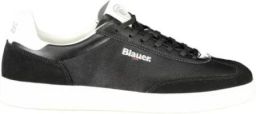 Blauer Zwarte Urban Sneakers met Witte Details