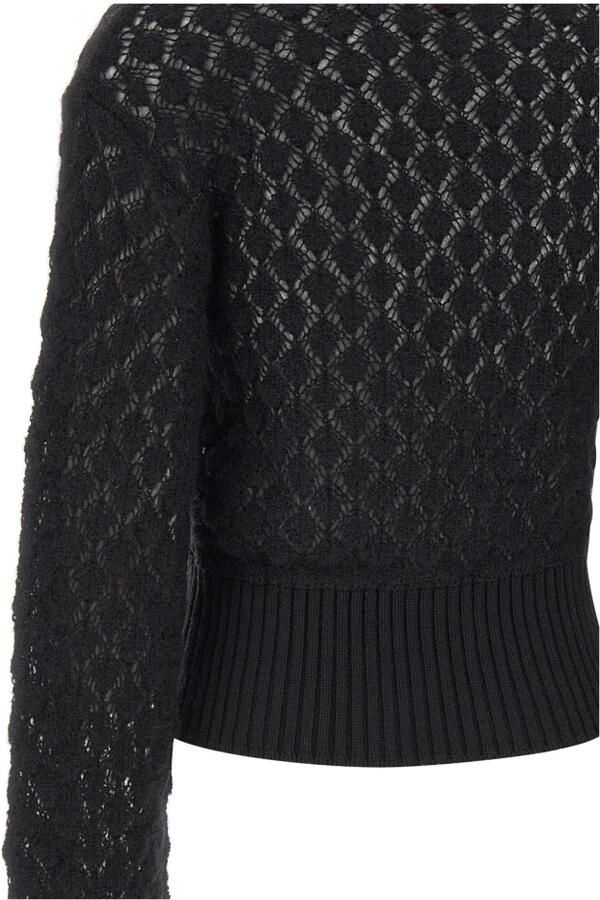 Blumarine Boot-hals Gebreide Trui met Kant - Foto 2