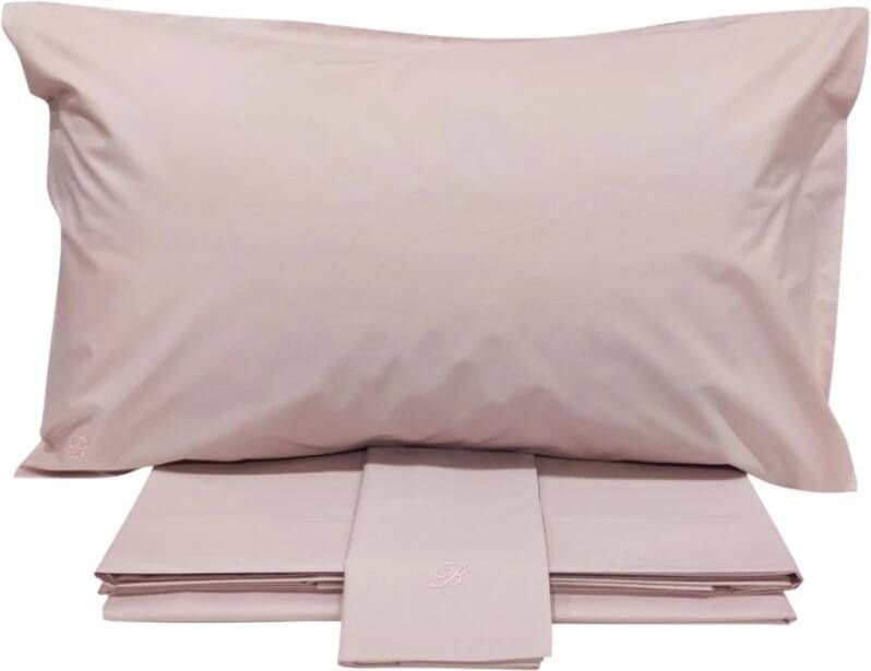 Blumarine Katoenen kussenslopen set met monogram