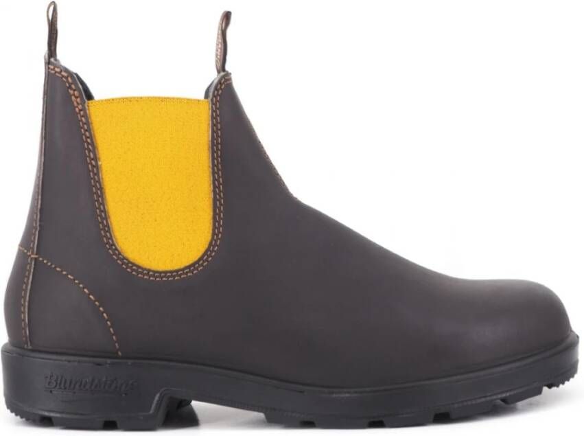 Blundstone Donkerbruine Chelsea Boots Stijlvol en Duurzaam Bruin Unisex - Foto 4